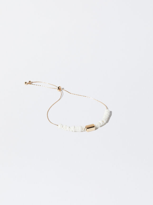 Pulsera Con Conchas - Dorado
