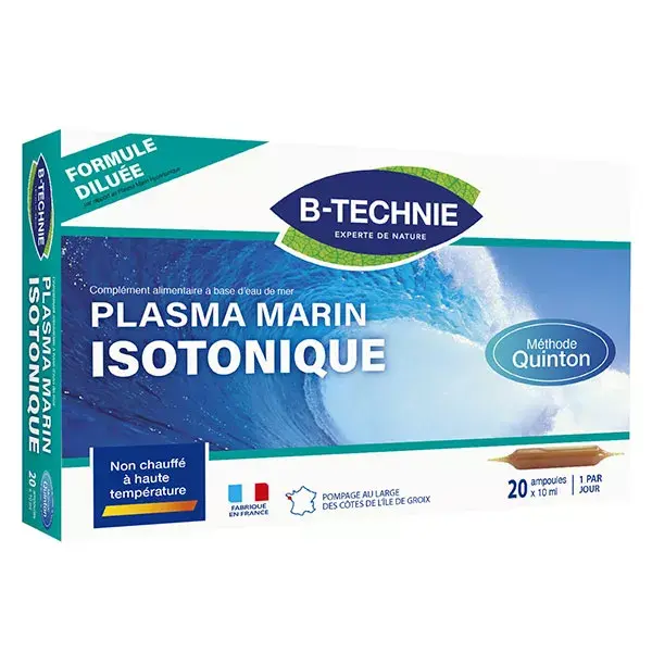 Plasma Marinho Isotônico B-Technie, 20 ampolas
