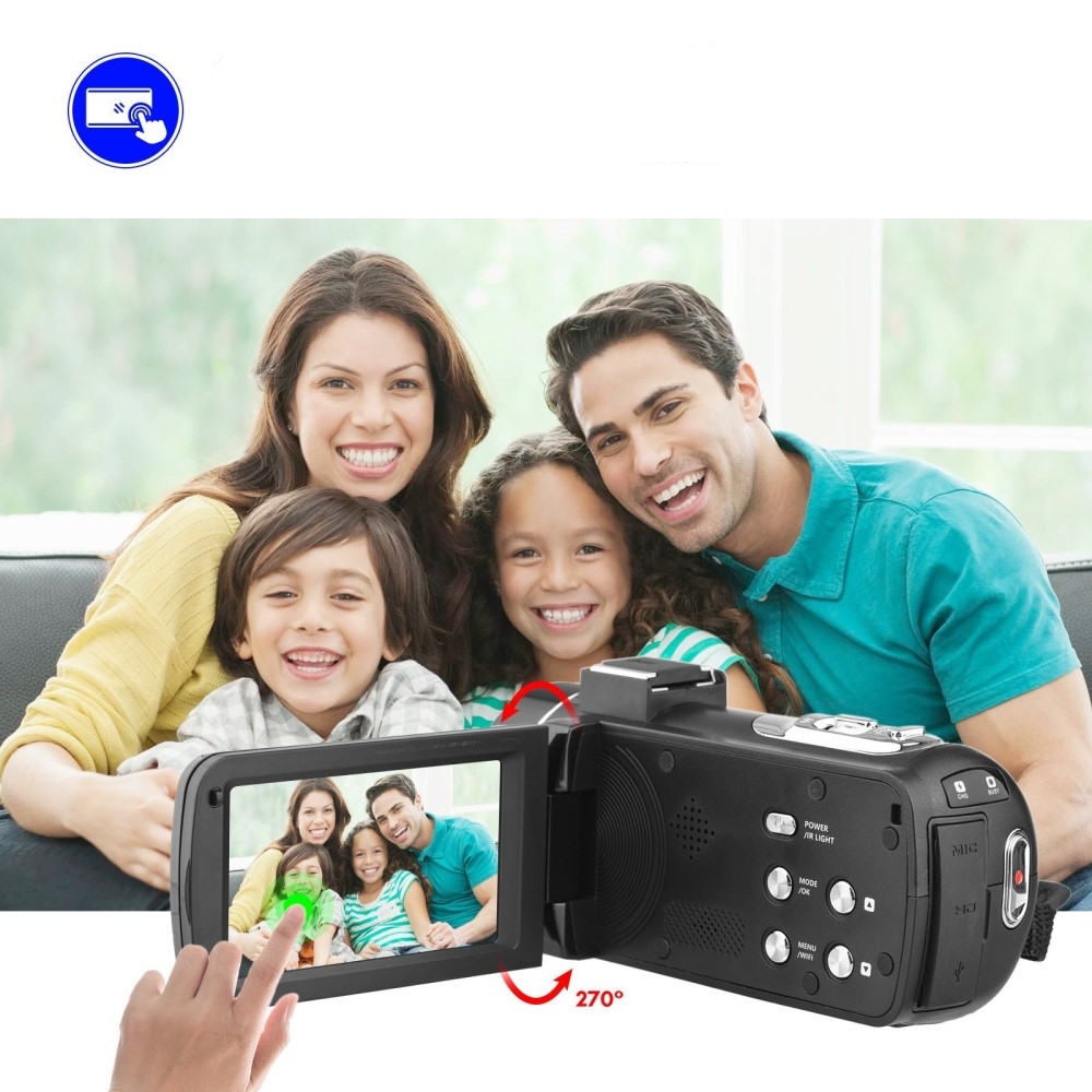 56MP UltraHD 4K Camcorder Videokamera mit 3