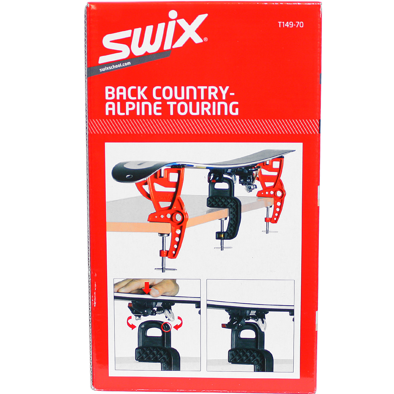 Swix T149-70 Backcountry Skihalterung 3-teilig | Swix Wachseisen / Einspannvorrichtungen | Swix | S | MARKEN | XSPO