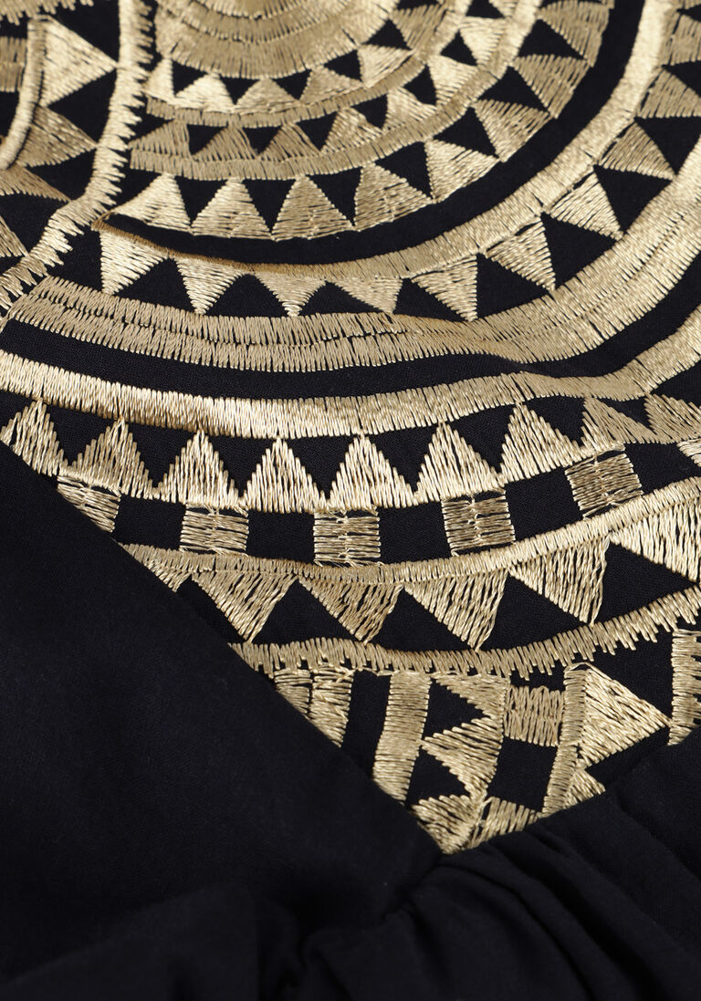 zwarte greek archaic kori mini jurk 330432
