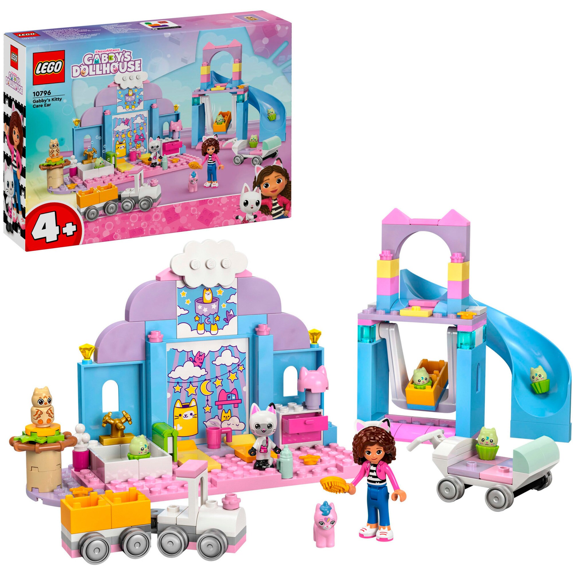 LEGO Konstruktionsspielzeug Gabby's Dollhouse Gabbys Kätzchen Öhrchen