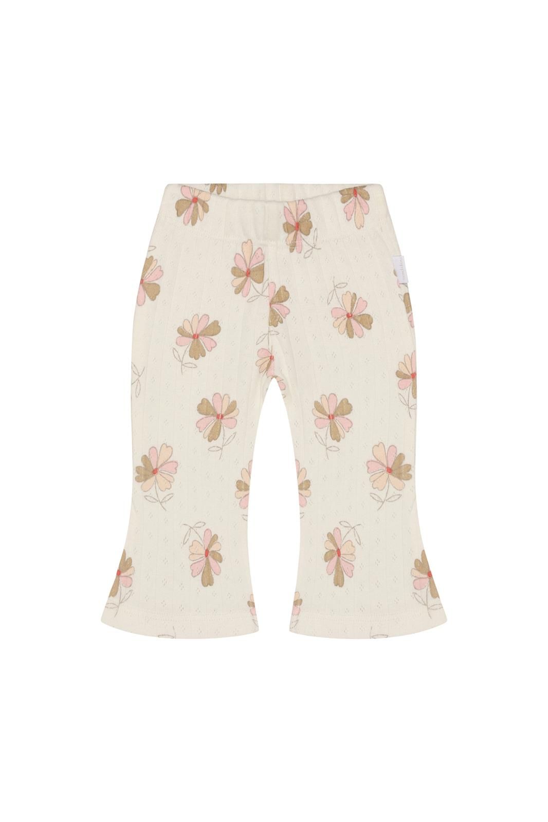 Noppies Baby Legging flared all over print - Egret