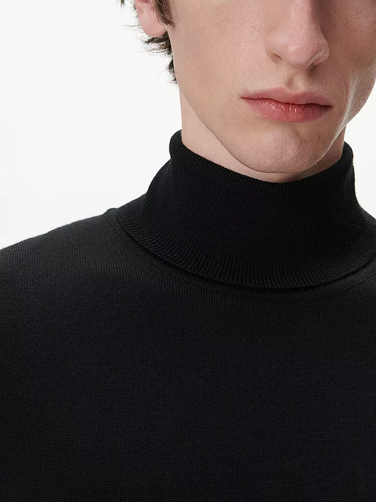 DRYKORN Rollkragenpullover JOEY schwarz