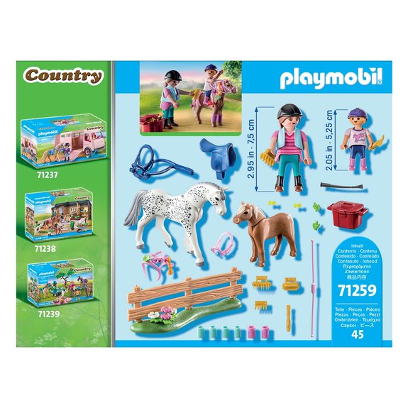 Cavaliers et chevaux - Playmobil Country 71259