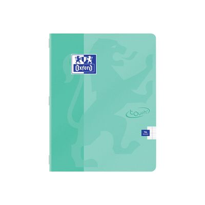 Oxford Touch - Cahier 17 x 22 cm - 96 pages - grands carreaux (seyès) - disponible dans différentes couleurs