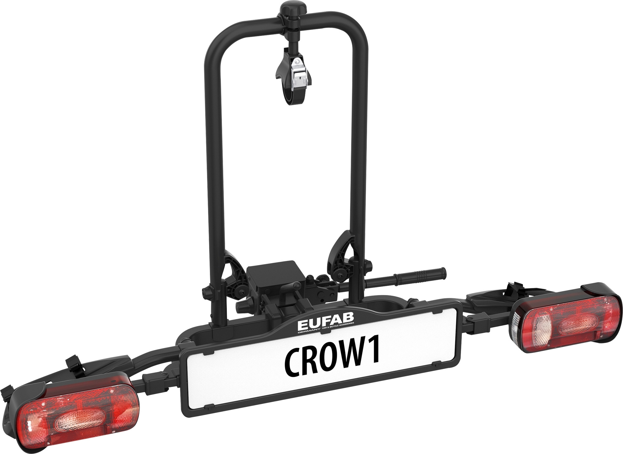 EUFAB Fahrradträger Crow 1 für 1 Fahrrad, E-Bike geeignet