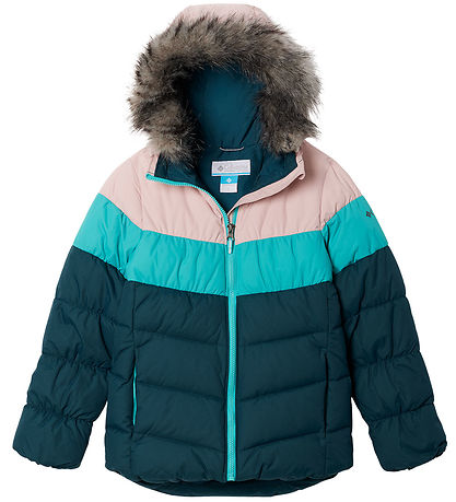 Columbia Dynejakke - Arctic Blast II - Rosa/Turkis/Bl?