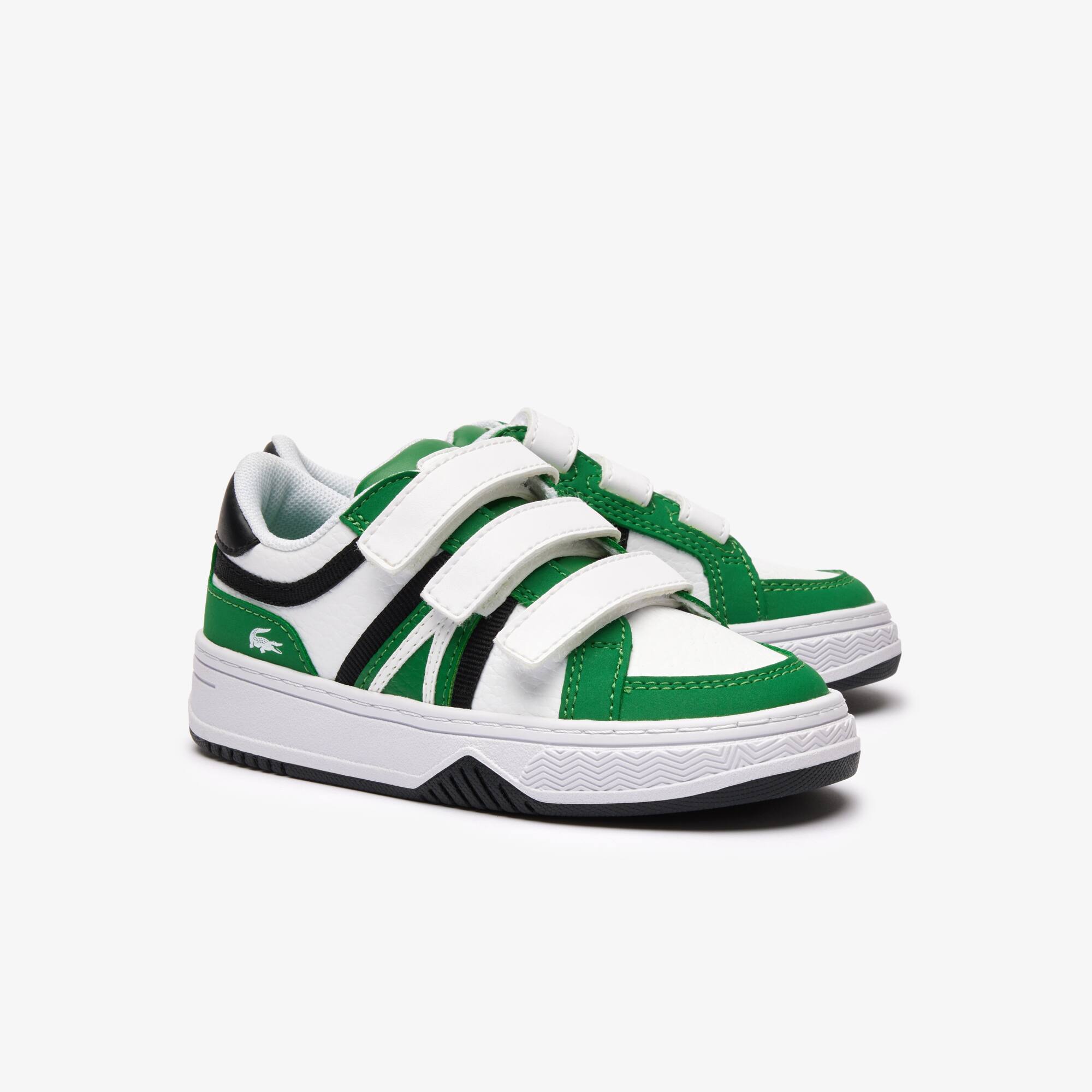 Sneakers L001 bébé avec marquage Chaussures - Vert - Lacoste - Enfant
