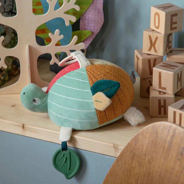 Sebra Turbo The Turtle Activiteitenknuffel