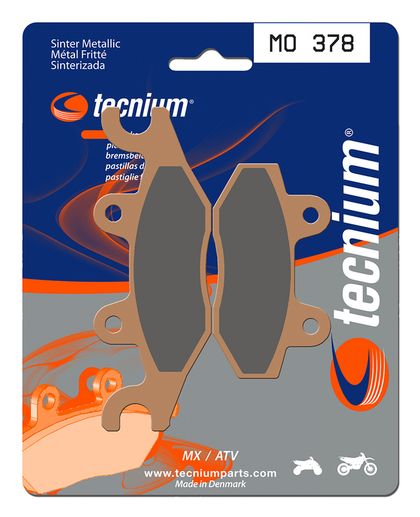 Plaquettes de freins Tecnium MX/Quad métal fritté - MO378