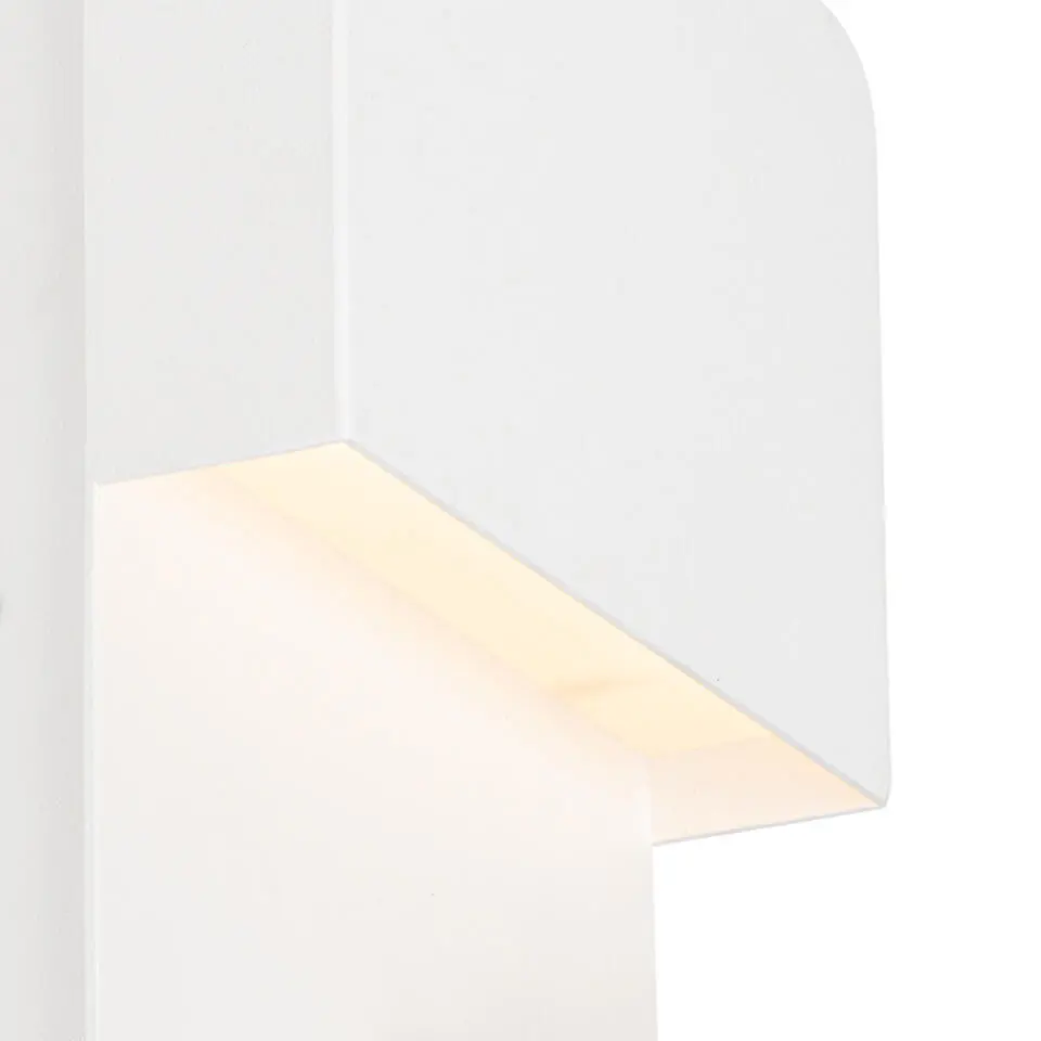 Qazqa wandlampen robin wit geïntegreerde led