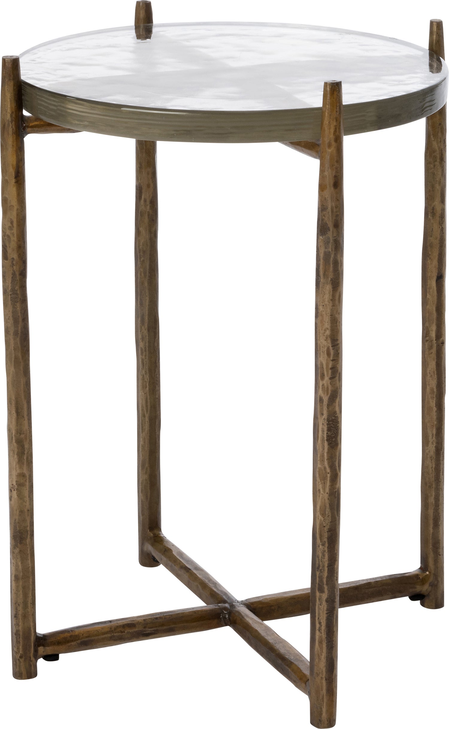 Intratuin bijzettafel Ebe brons 34 x 34 x 45 cm