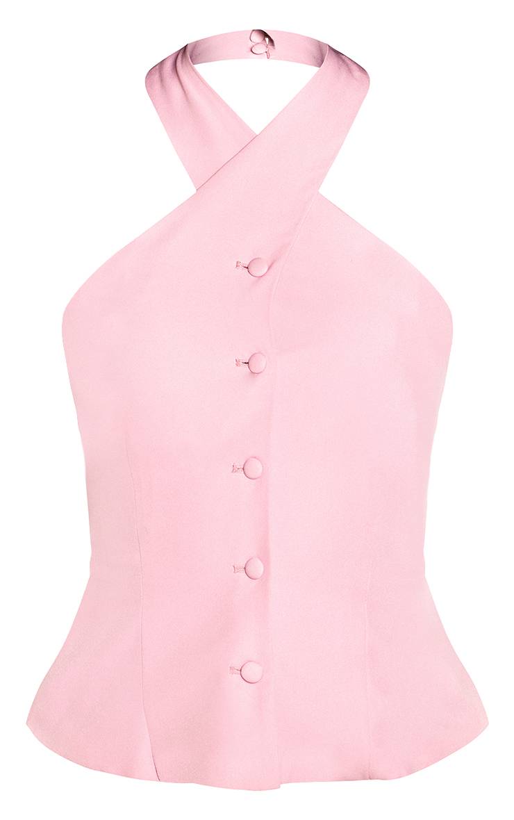 Rose Clair Gilet Sans Manches