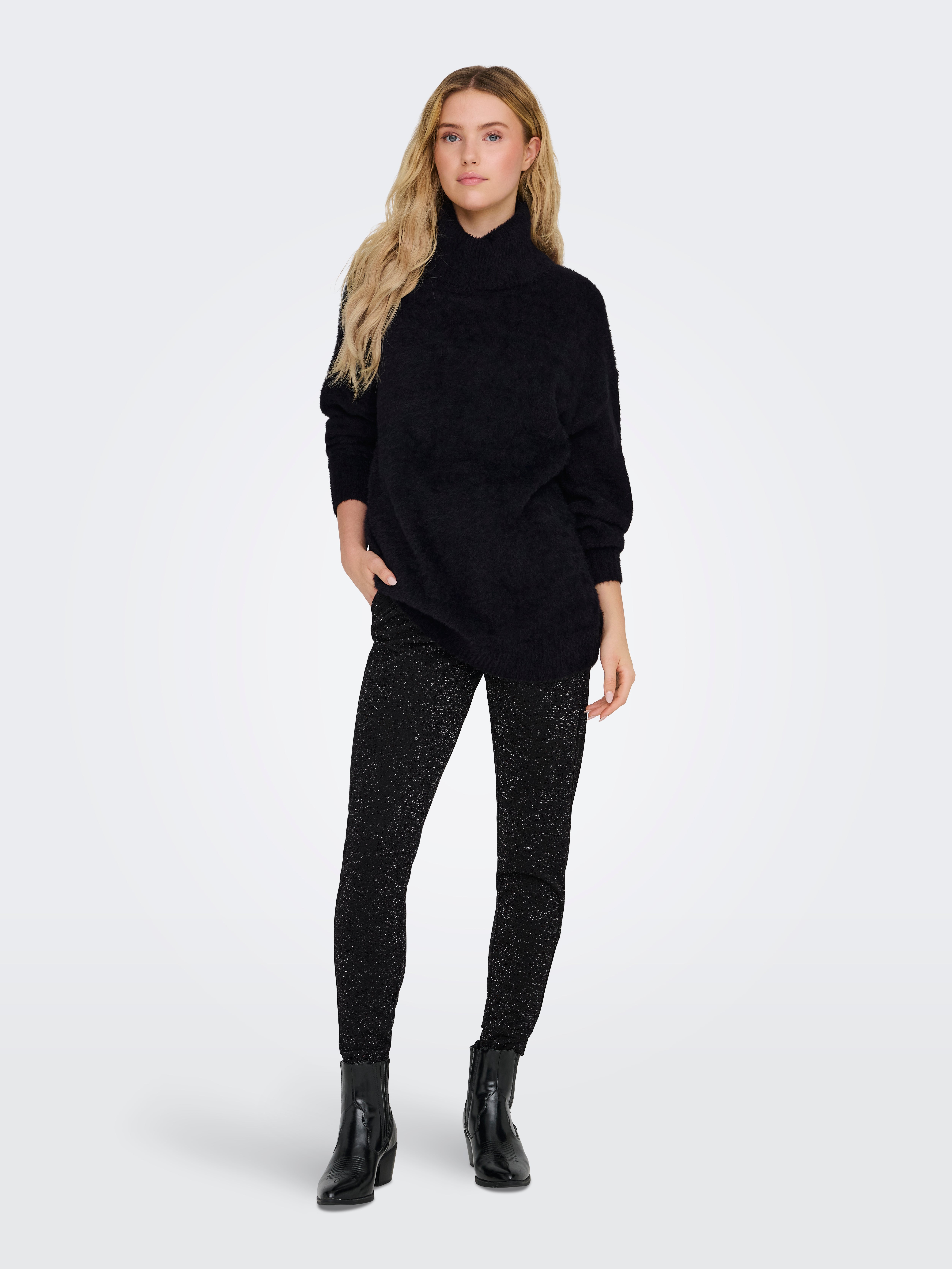 ONLPIUMO Strickpullover Black