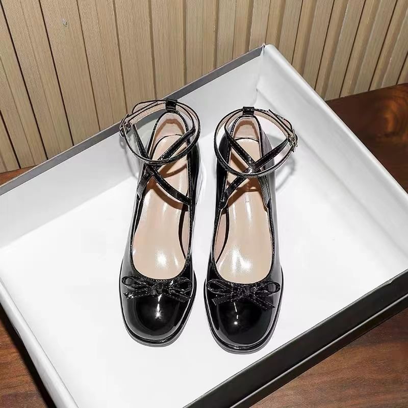Gordong - Mary Jane pumps met blokhak