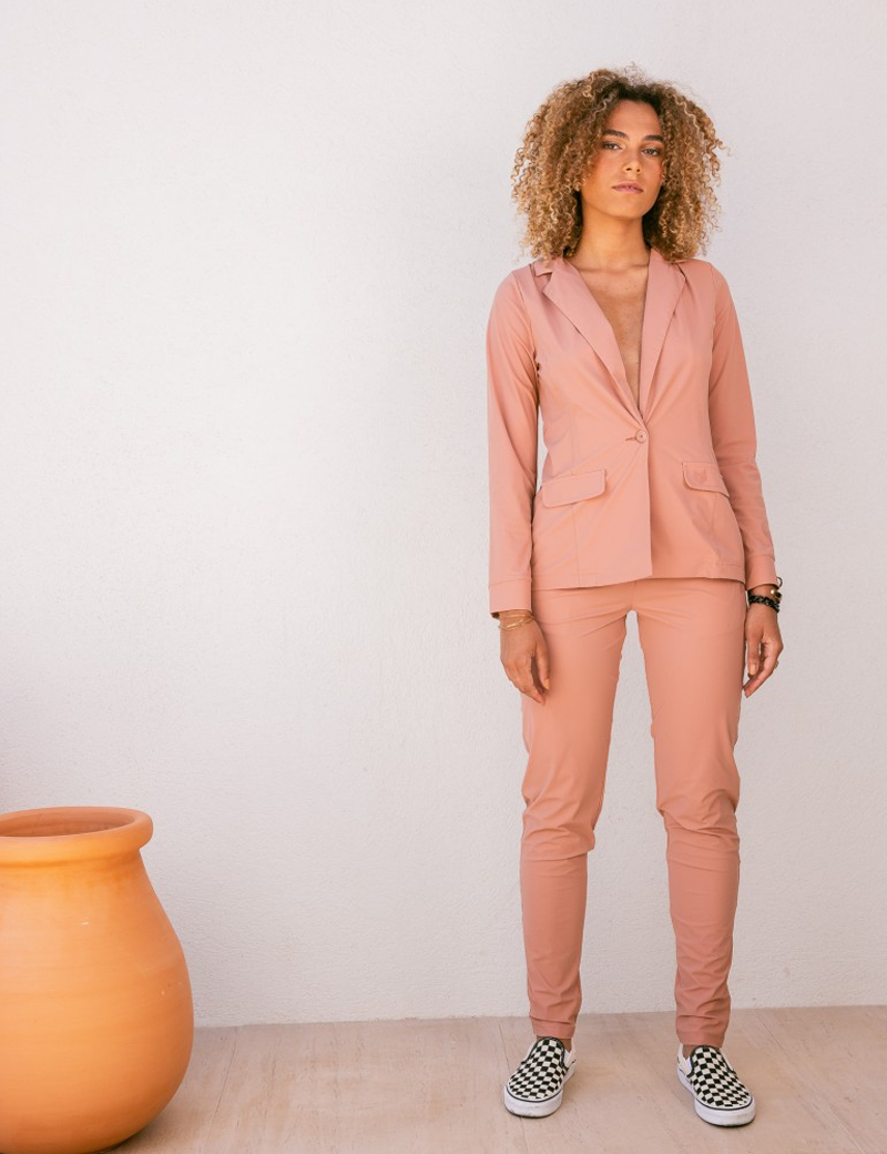 HBT PANTALON FEMME SLIM IZZIE CITY ROSE