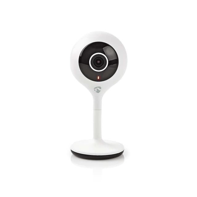 Nedis SmartLife Indendørs Kamera | Wi-Fi | Full HD 1080p | Cloud Storage (mulighed) / microSD (ikke inkluderet) | Med bevægelsessensor | Nattesyn | Hvid