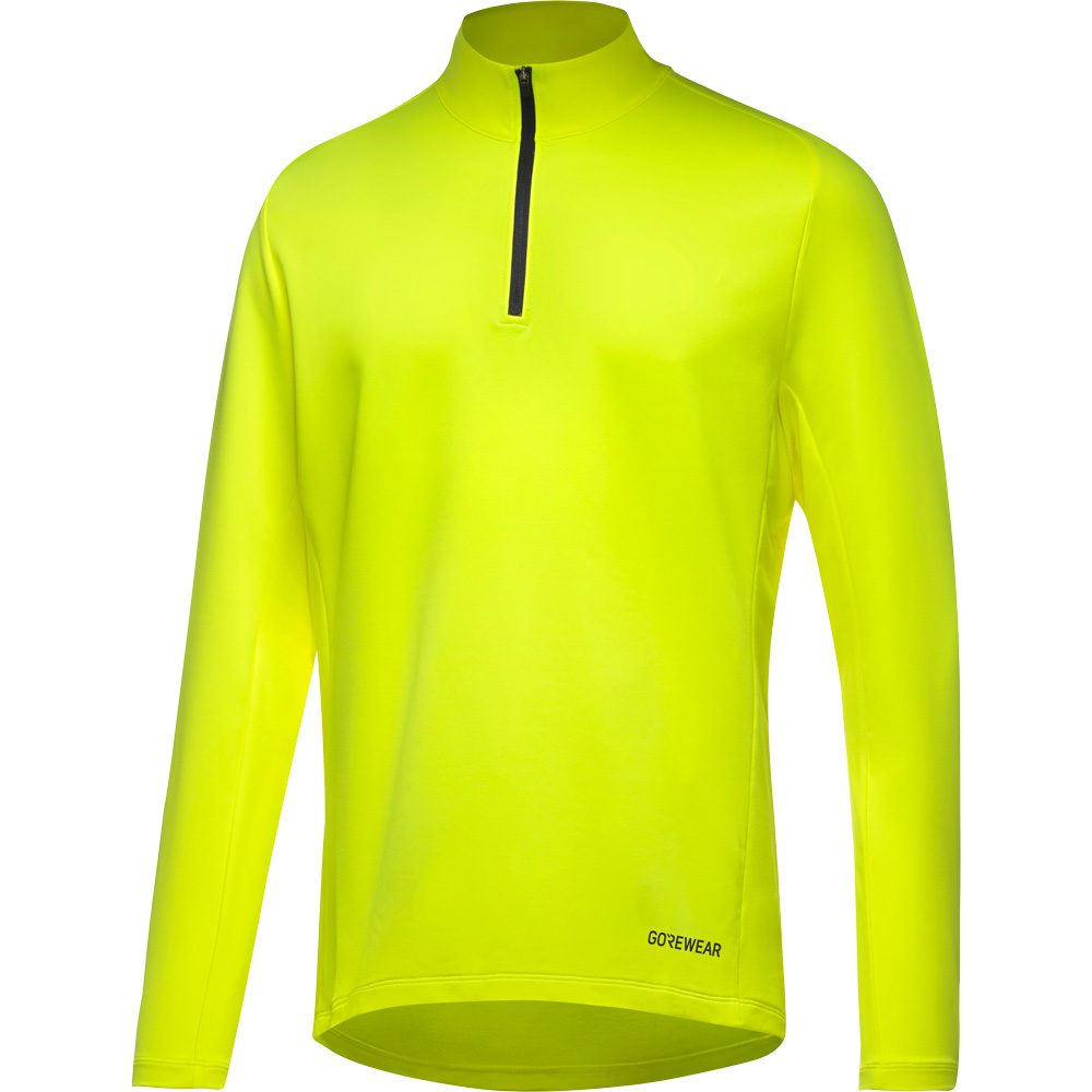 GOREWEAR Everyday Mid 1/4-Zip Herren neon gelb