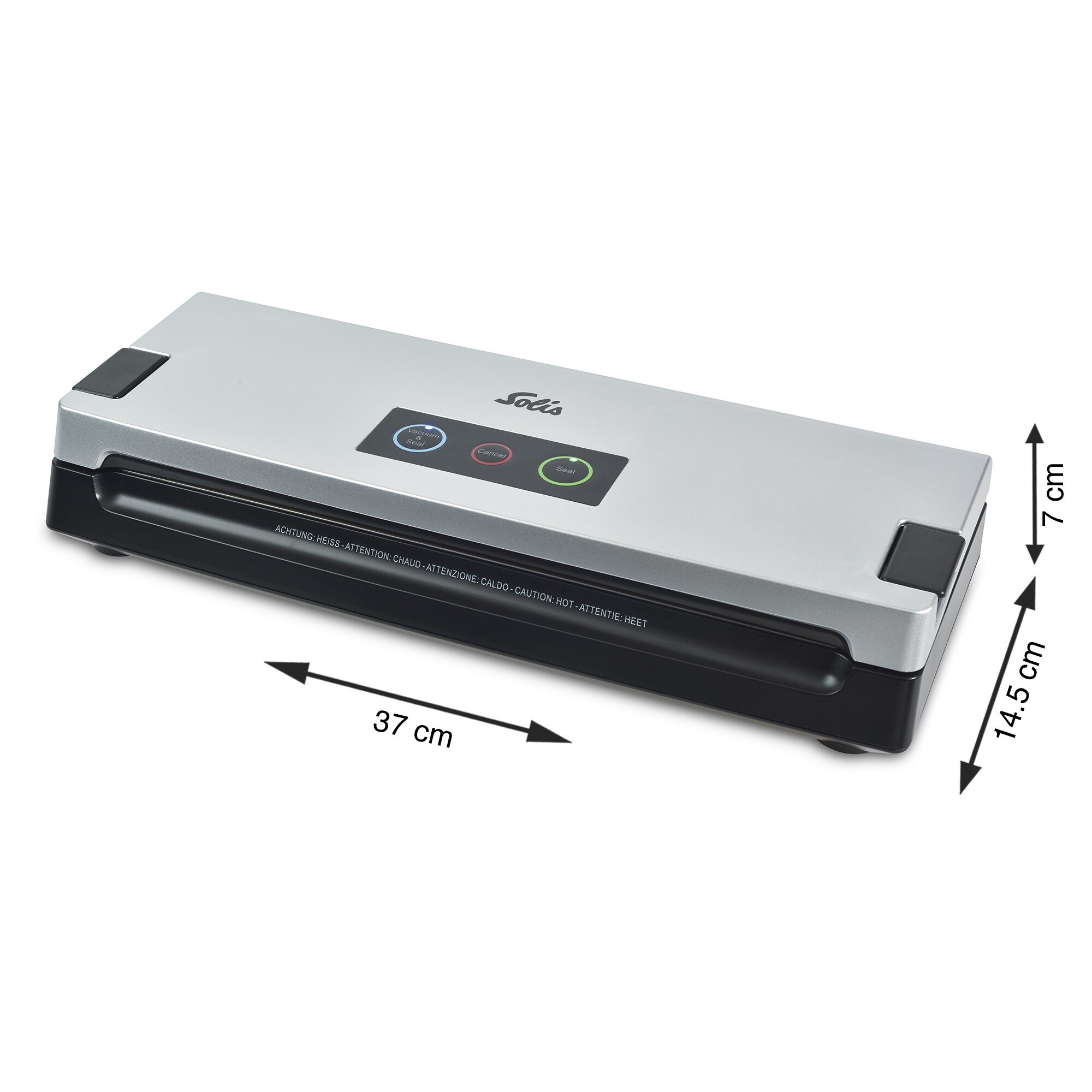 Solis Vakuumierer f+ür 30cm Beutel 2,5mm Schweißnaht auto Versiegelung