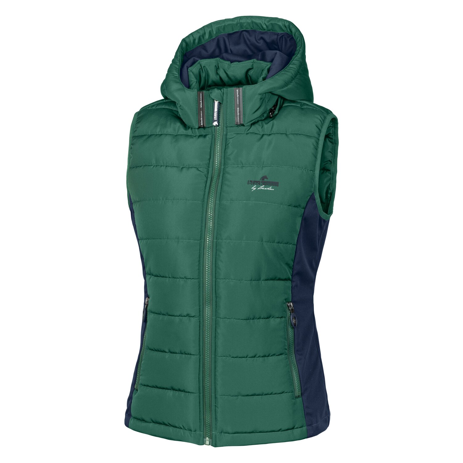 black forest Materialmix-Steppweste - race green - XS