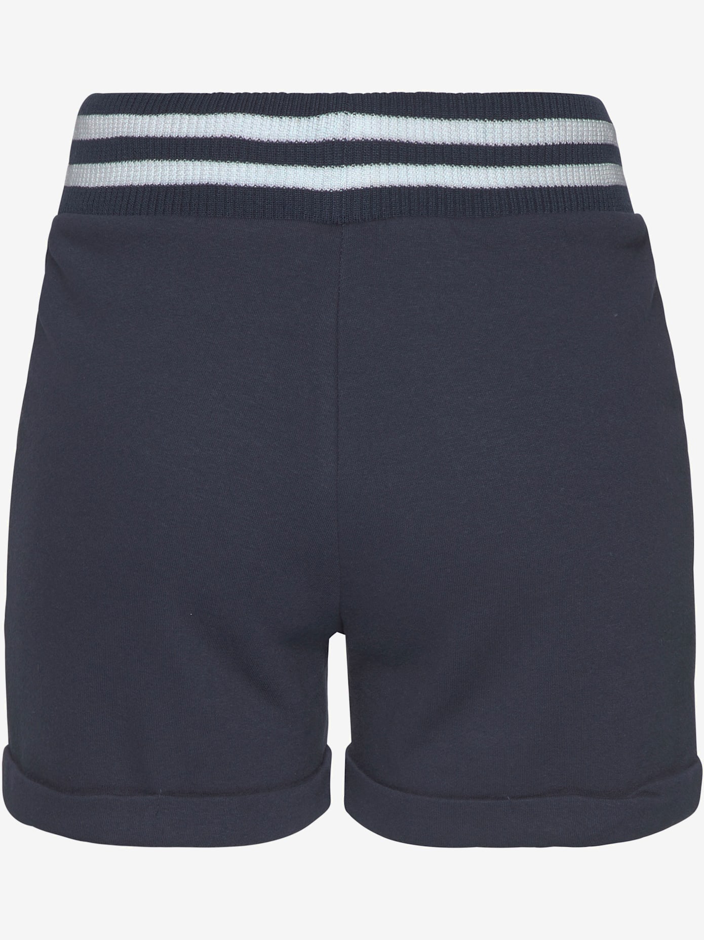 Short en matière sweat short en coton molletonné avec logo brodé