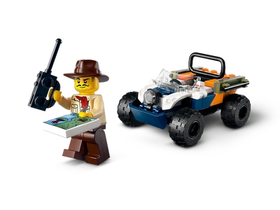 LEGO Jungleonderzoekers: rode panda-missie met terreinwagen (60424)