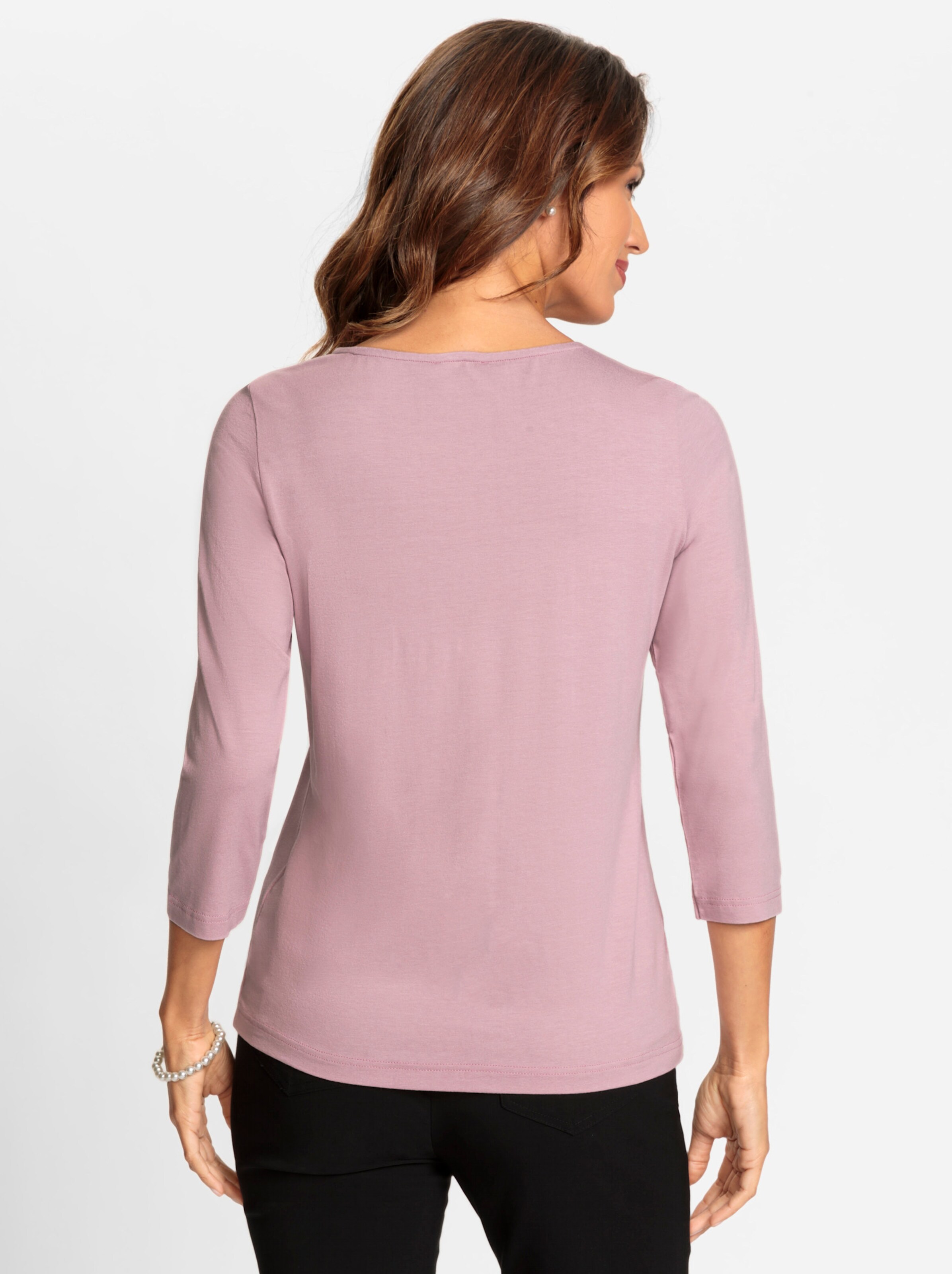 Shirt in mauve