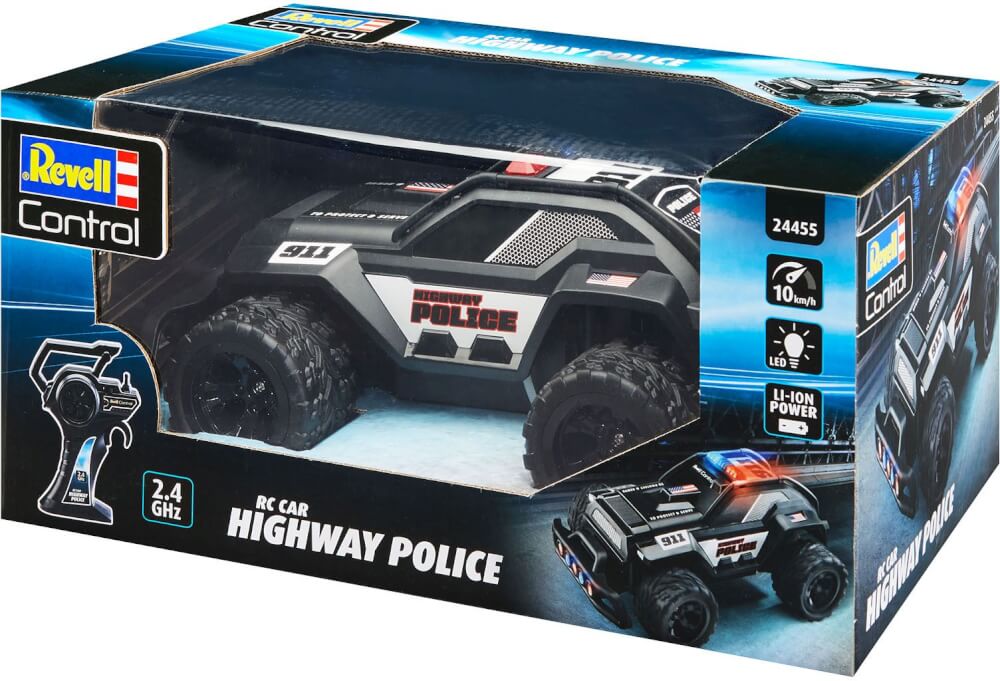 RC Car Highway Police, Revell Control Ferngesteuertes Polizeiauto
