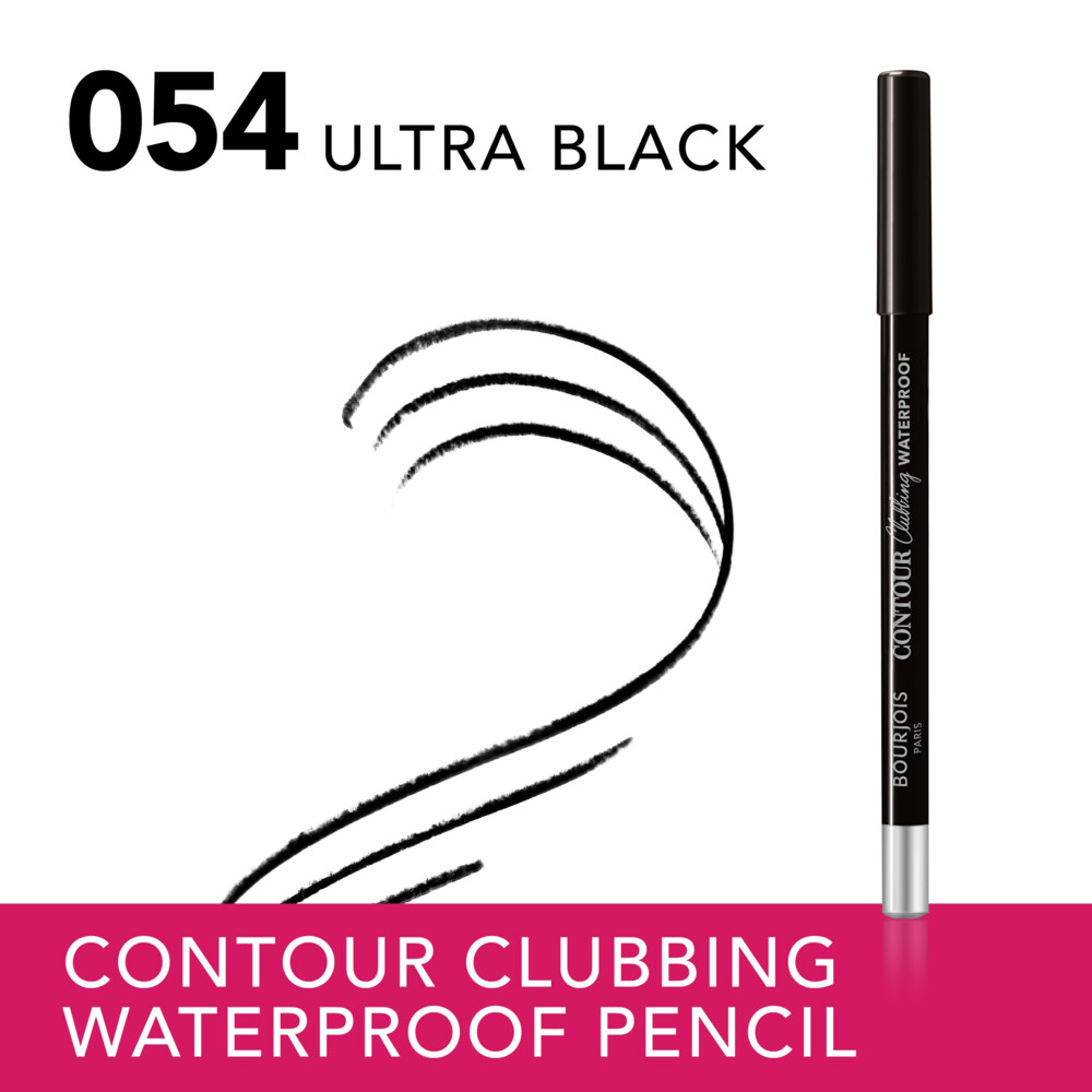 Bourjois Contour Clubbing Waterproof Oogpotlood Ultra Black 541.2 gr