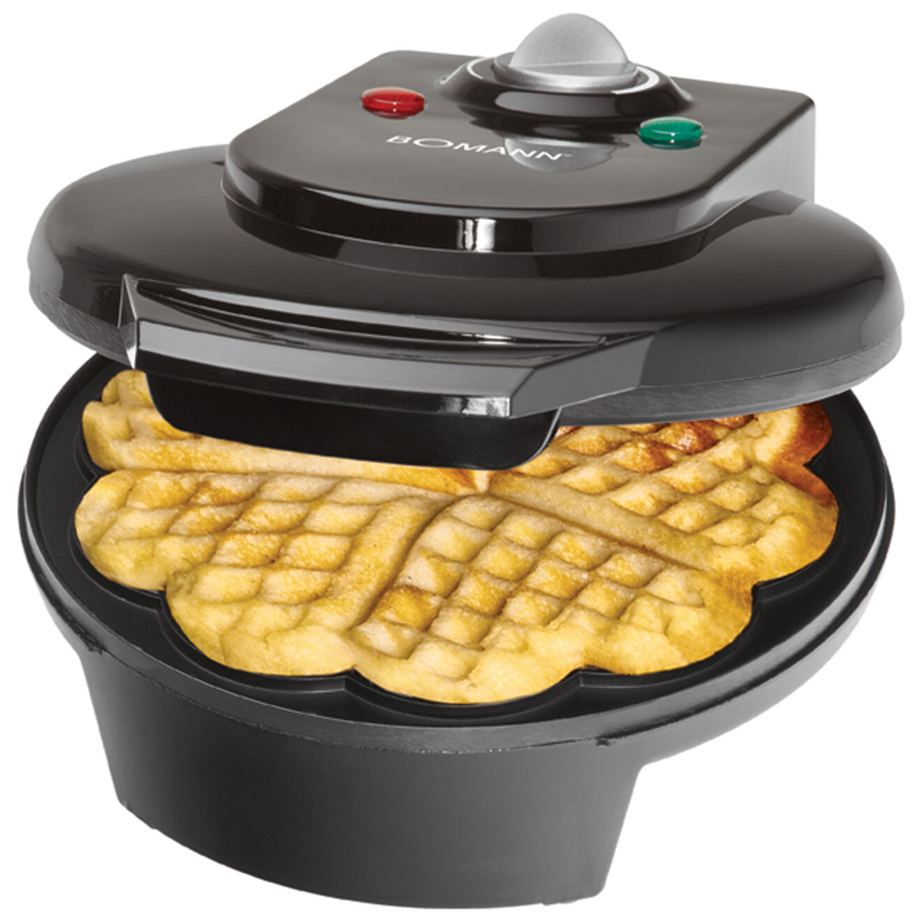 Bomann Gaufrier D.18 cm noir - 1200W