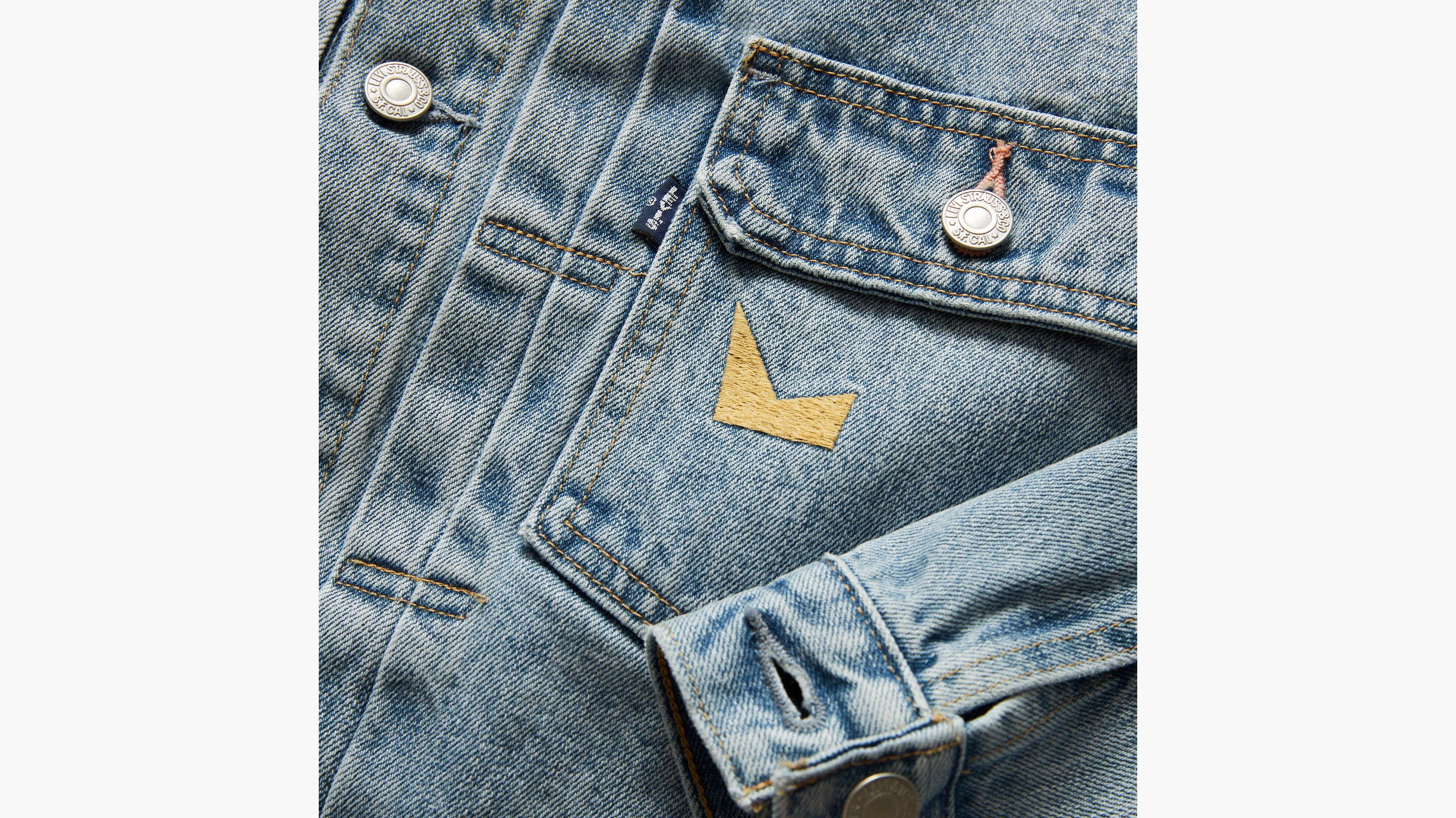 Veste Trucker Type II - Furikakeru - Bleu