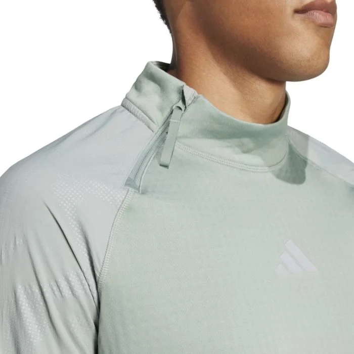 adidas Herre Trøjer Ultimate Hivis 1/2 LS Grøn