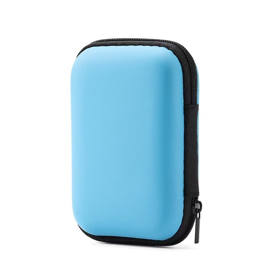 (14x10cm) Spielkarten Tasche Karten Aufbewahrungs Hülle Sammelkarten Reise Etui Kartendeck Box - Blau