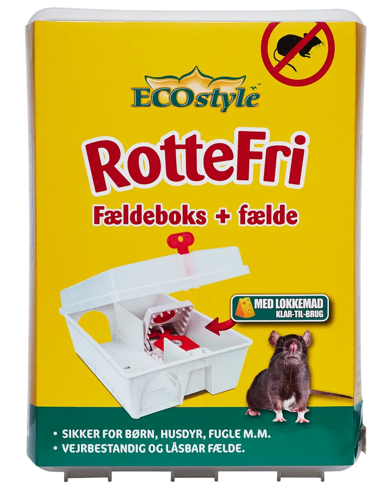 ECOstyle RotteFri Fældeboks med fælde