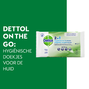 Dettol 2in1 Hygiënisch Doekjes Duo 2x12ST