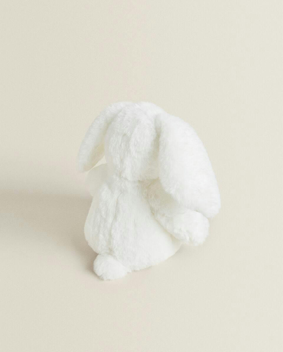 COELHINHO DE PELÚCIA BRANCO INFANTIL