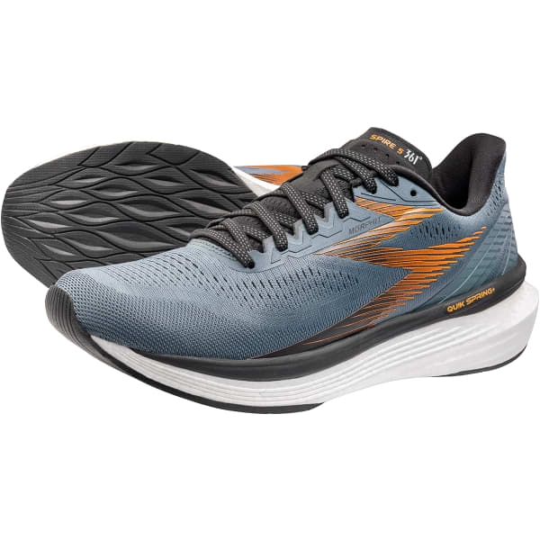 Chaussure running 361 SPIRE 5 STORMY WEATHER/MAGMA ORANGE