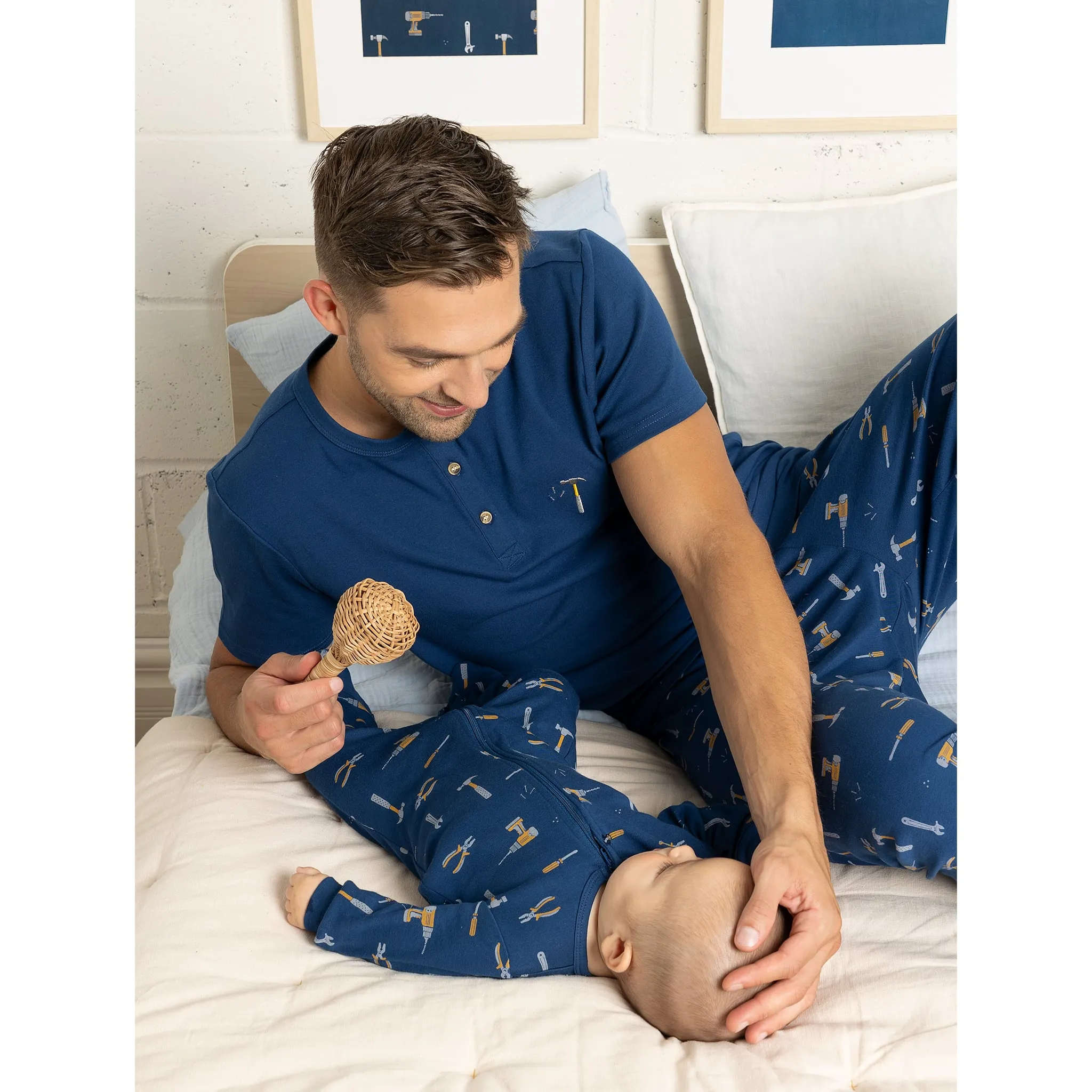 Petit Lem Pyjama Outils 0-24mois