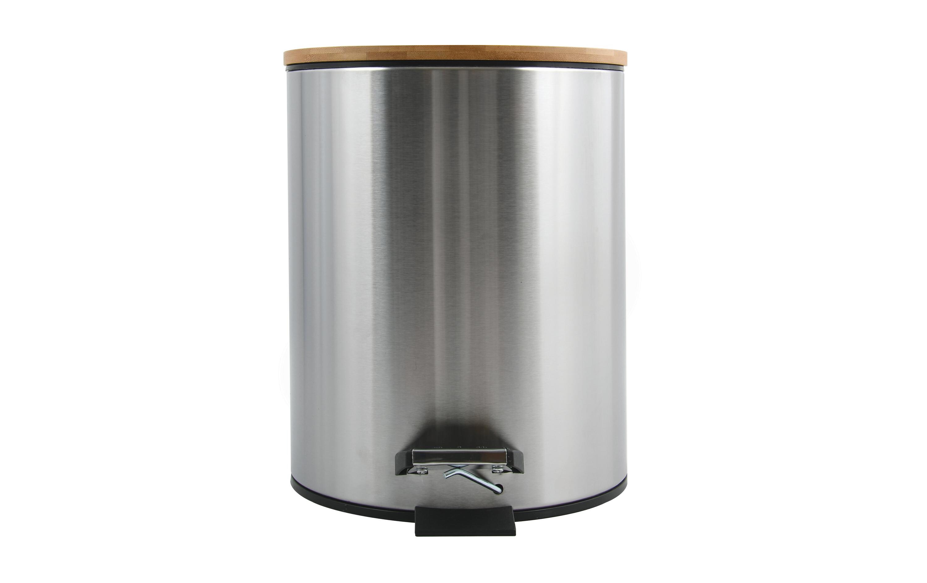Treteimer Adonis 3 l, Beige/Grau/SilberTreteimer mit Pedal