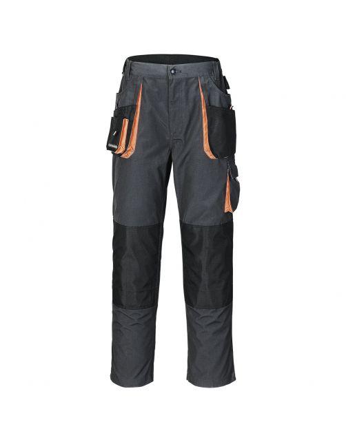 Terra Trend Job Heren Werkbroek Donkergrijs&Zwart&Oranje - Werkkleding