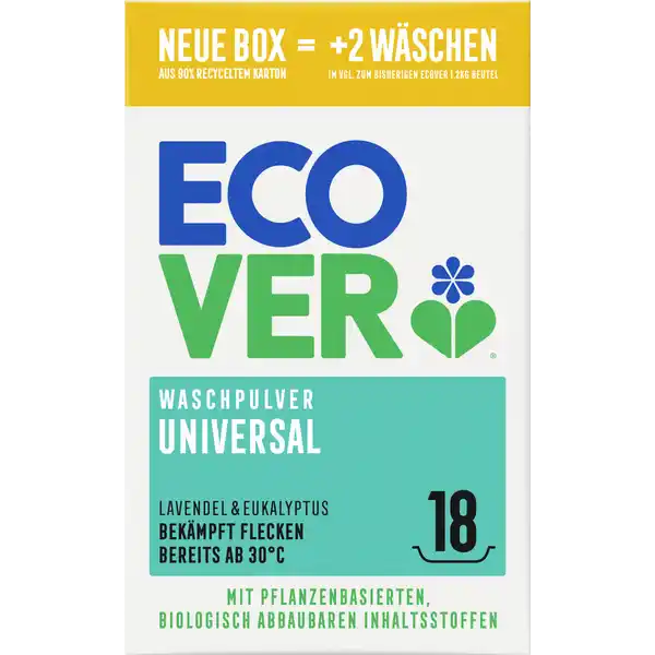 Universalwaschmittel Pulver Lavendel & Eukalyptus 18 WL