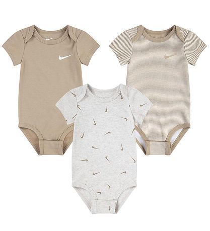 Nike Bodyer k/æ - 3-pak - Pale Ivory Heather