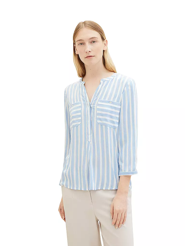 TOM TAILOR Bluse hellblau