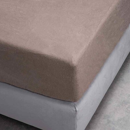 Hoeslaken Flanel - Taupe