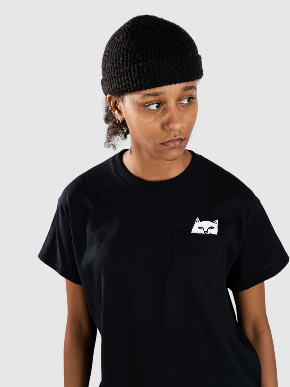 RIPNDIP Lord Nermal Pocket T-Shirt black
