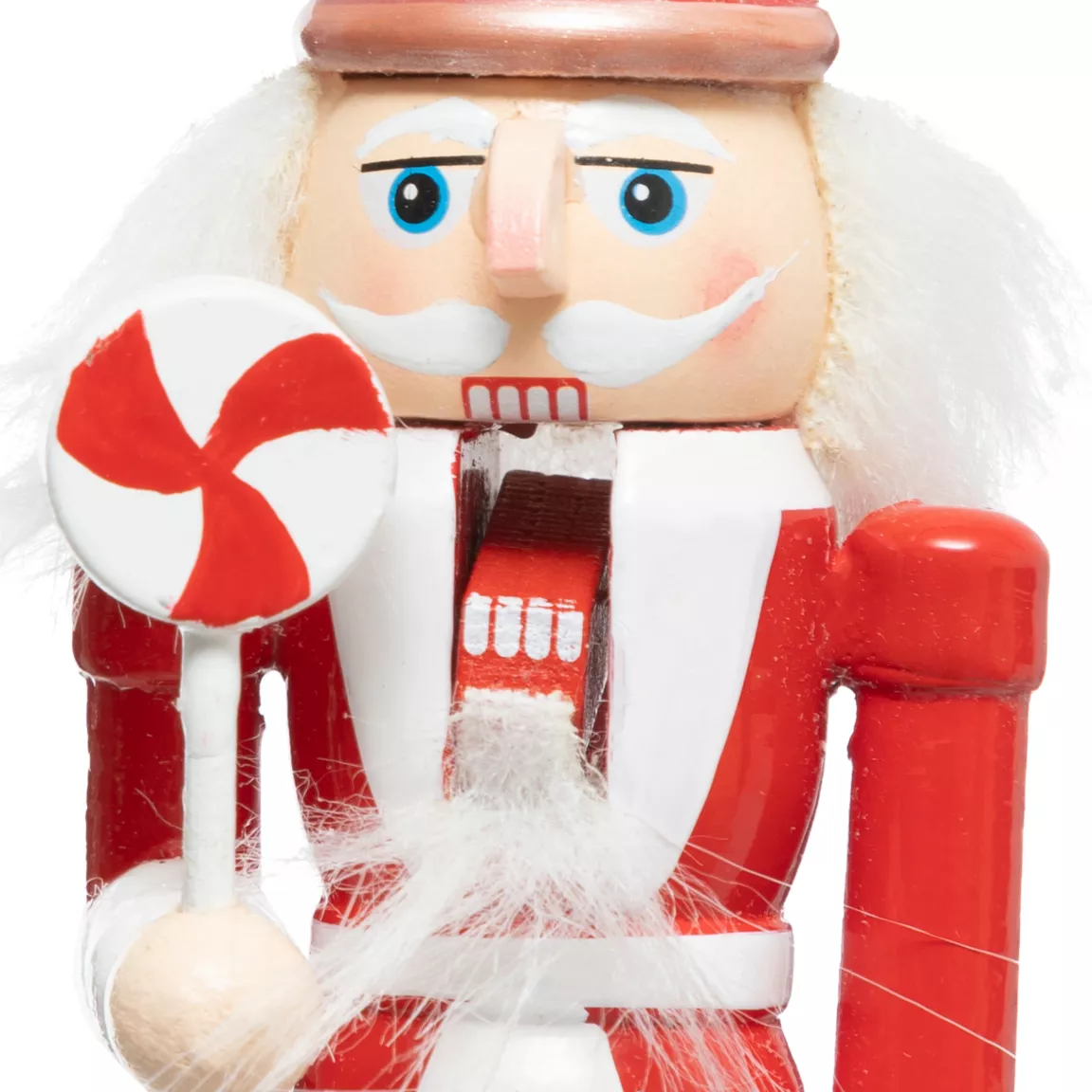 Casse-noisette à suspendre en bois (H13 cm) Bonbon Rouge