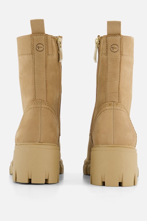 Tamaris Veterboots beige Imitatieleer