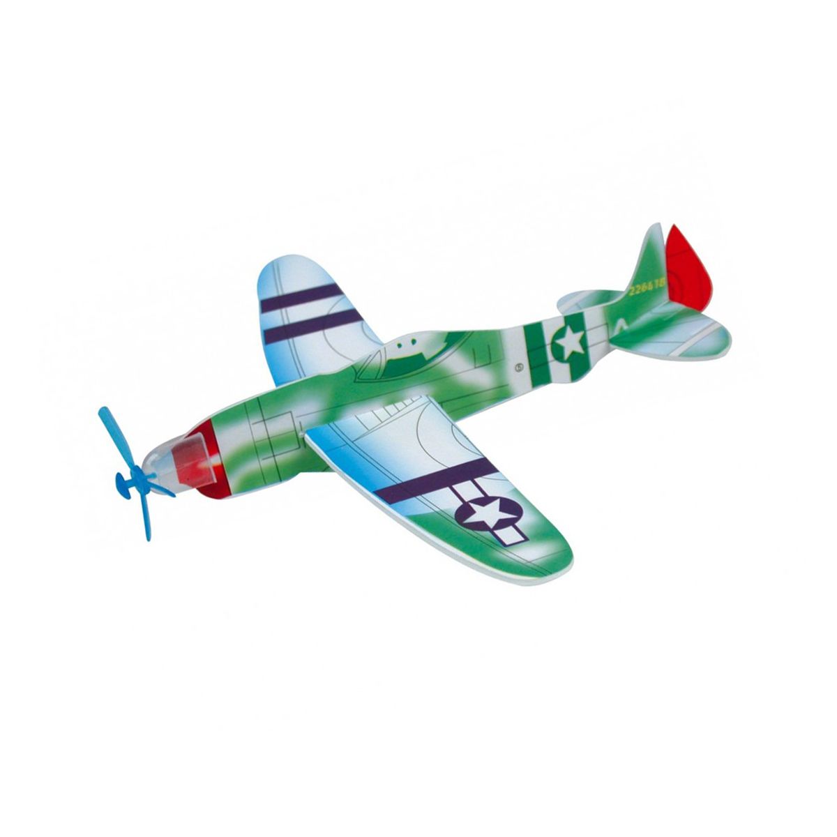 Avion planeur à monter Mercredi et Patati