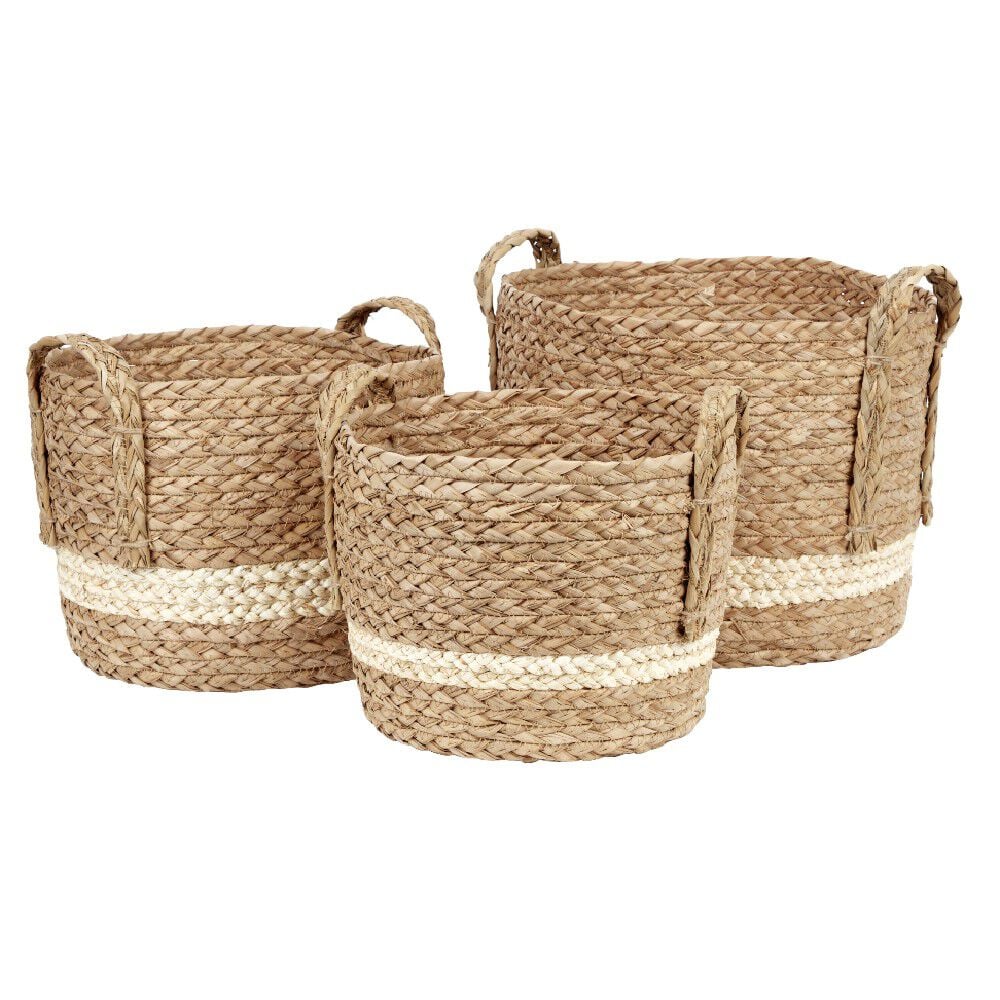 Panière fibre de maïs petit moyen grand modèle x3